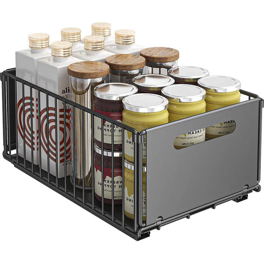 Kitchen Cabinet Organizer With Sliding System
