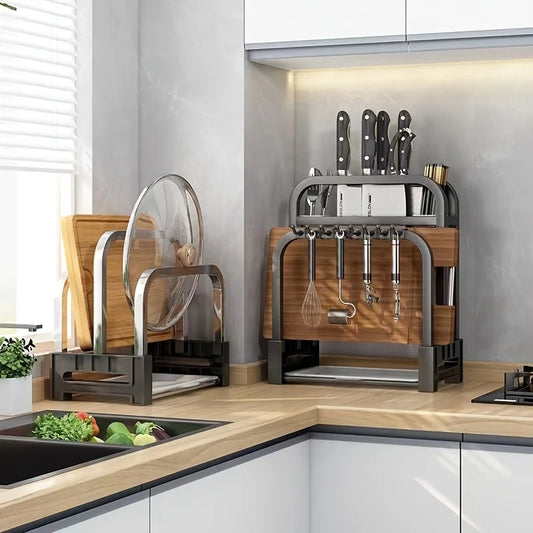 Knife block organizer