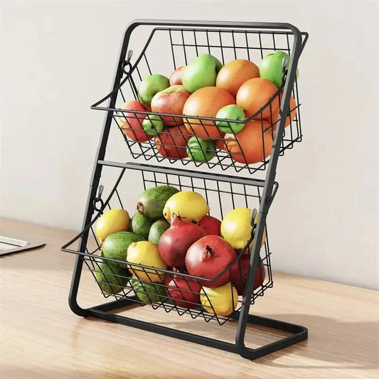Fruit basket 2-layer