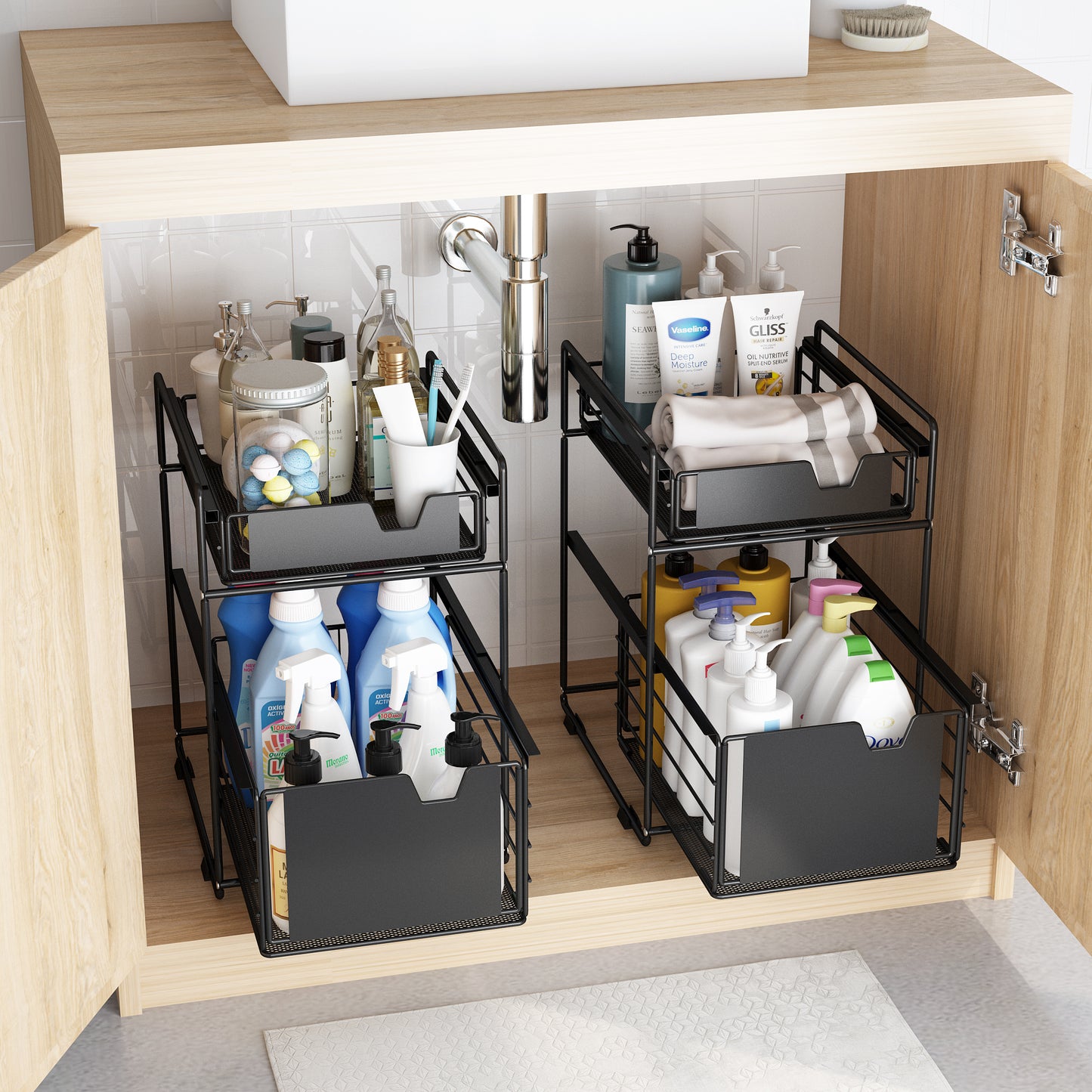 Gootsteenkast organizer